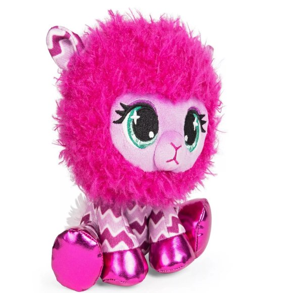 P.Lushes Designer Fashion Pets Shelly O’Llama Premium Stuffed Animal Plush, 6" - Picture 3 of 4